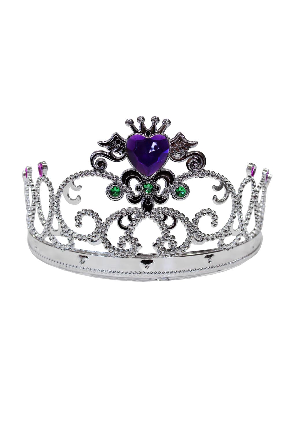 CORONA PRINCIPESSA ARGENTO - LILLA